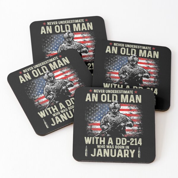 Artikelvorschau, Never Underestimate An Old Man With A Dd 214 January Gift  entworfen und verkauft von mchargue12.