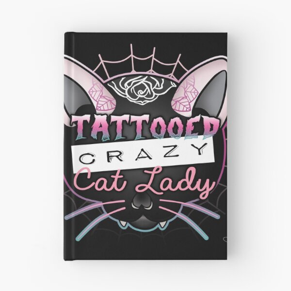 Item preview, Tattooed Crazy Cat lady designed and sold by Rose Demon.