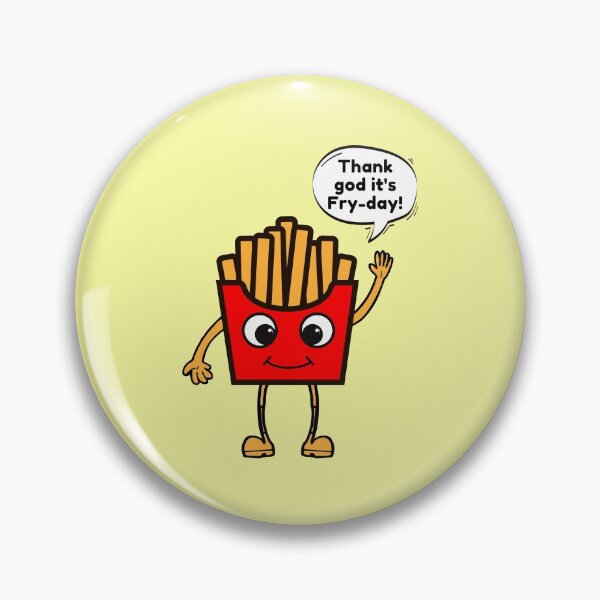 Item preview, Thank god it's Fry-day designed and sold by The Agreeable Raven.