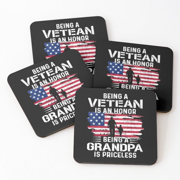 Item preview, Being a veteran is an honor Being a granpa is priceless designed and sold by ElsieUnderwood.