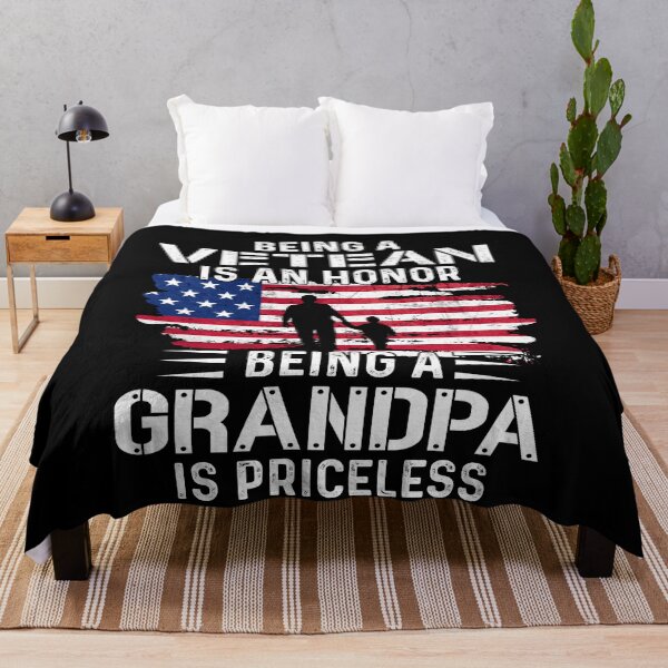 Item preview, Being a veteran is an honor Being a granpa is priceless designed and sold by ElsieUnderwood.