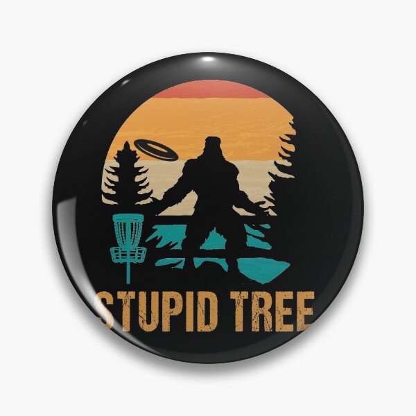 Artikelvorschau, Lustige Golf Disc Frisbee Vintage Retro Golfer Dummer Baum entworfen und verkauft von thomash2.