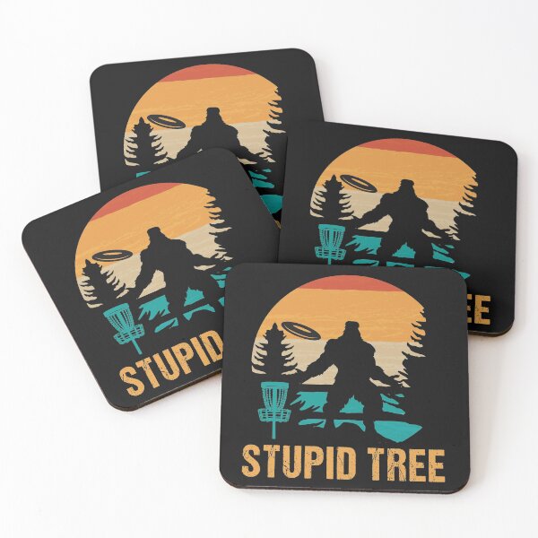 Item preview, Funny Golf Disc Frisbee Vintage Retro Golfer Stupid Tree designed and sold by thomash2.