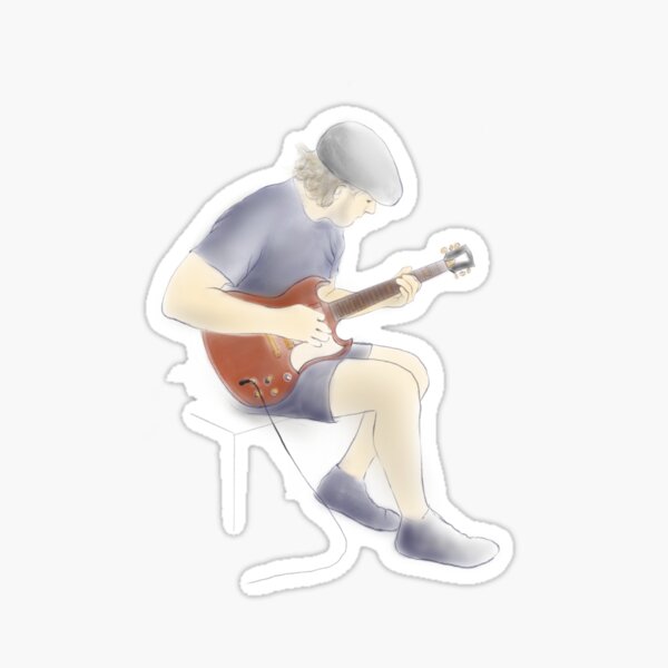 Guitarist Sticker