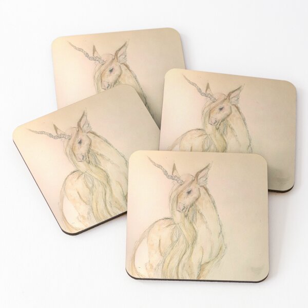 Item preview, Forest Unicorn Sketch designed and sold by BlackCatMasque.