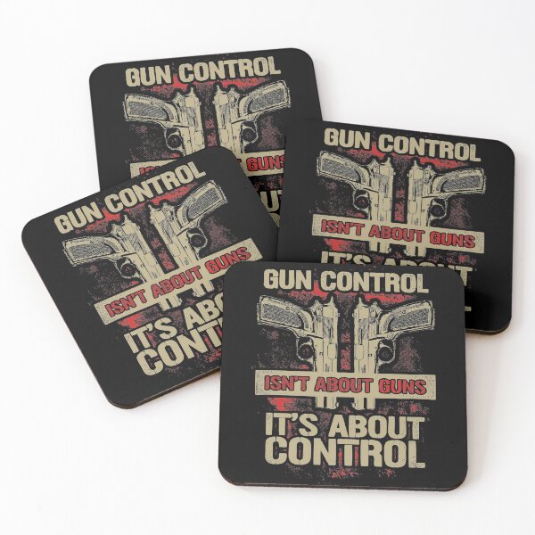 Item preview, Gun control, It's about control designed and sold by JOMAN Typographics.