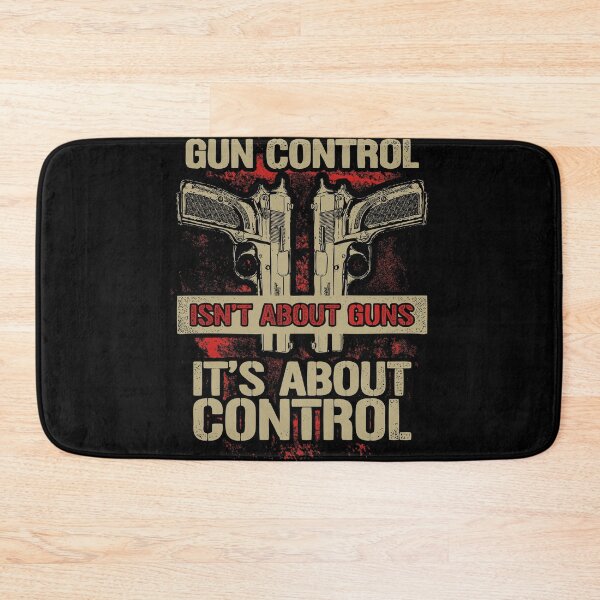 Item preview, Gun control, It's about control designed and sold by JOMAN Typographics.