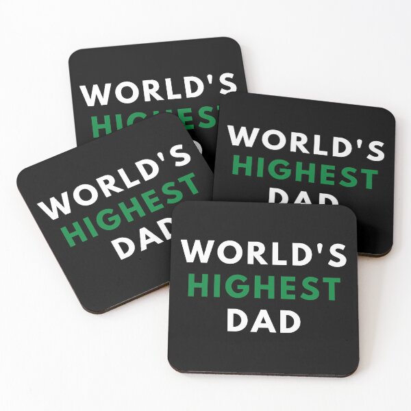 Item preview, WORLD'S HIGHEST DAD. Father's Day Gift designed and sold by AlfaEcho.