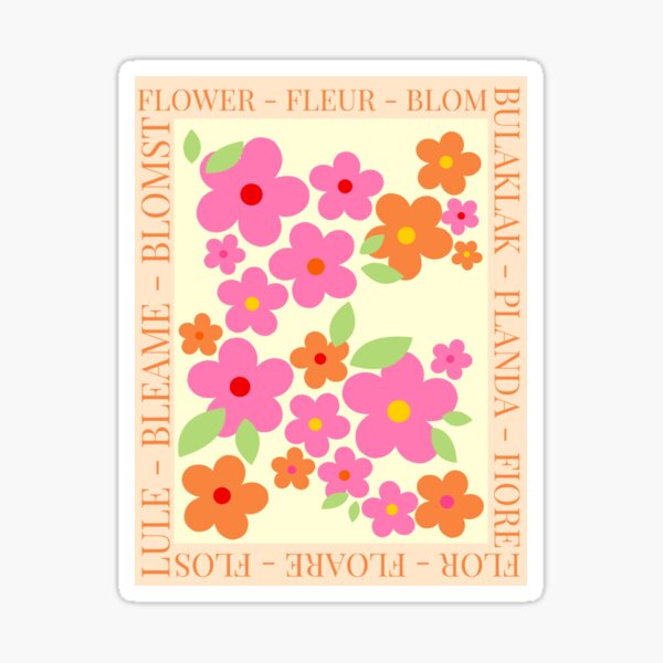 flower-in-different-languages-sticker-for-sale-by-juliasantos5