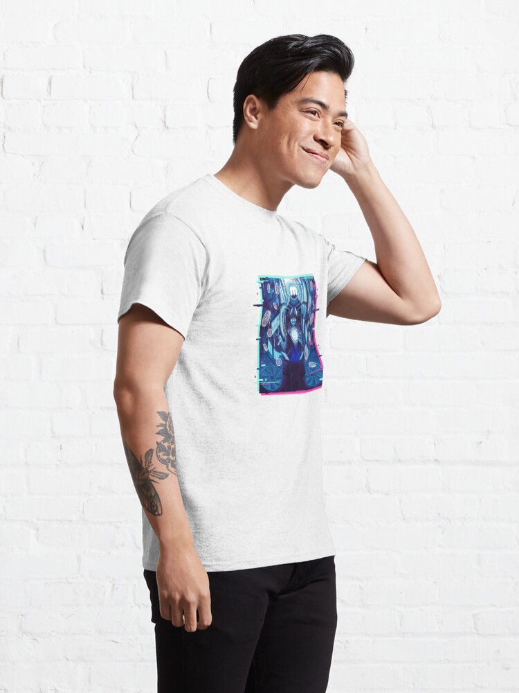 Alternate view of Crypto Mining Control Room Classic T-Shirt