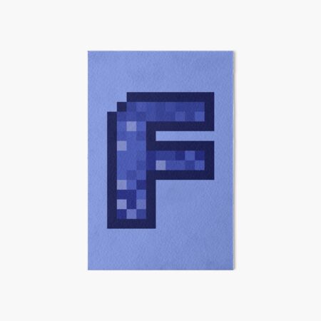 Letter A, Monogram Letter Art of Cyan Blue Retro Pixel Pattern