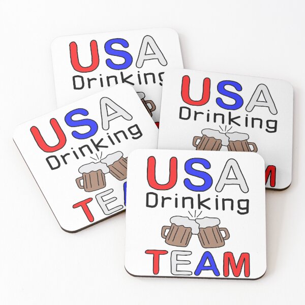 Item preview, USA drinking team  designed and sold by MrsFishDesigns.