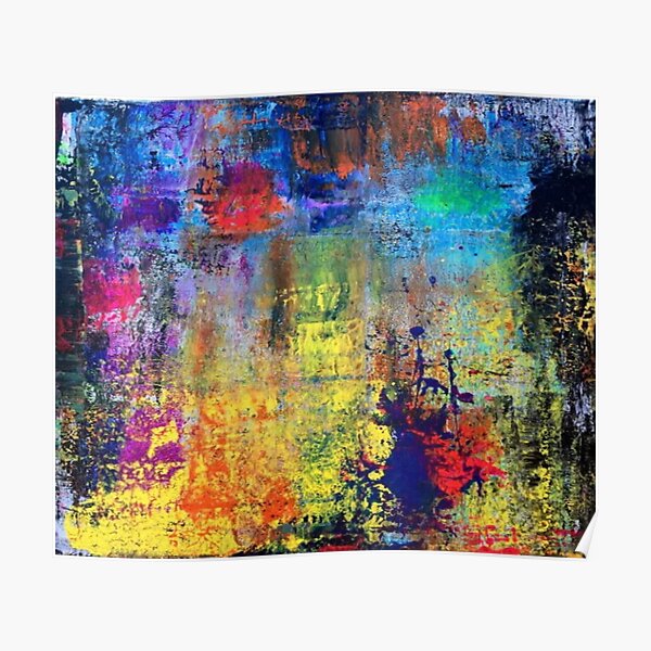 "Colorful art" Poster for Sale by TheHandart Redbubble
