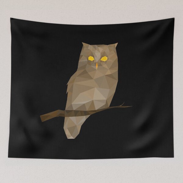 Item preview, Colored abstract owl designed and sold by awesomenerdshop.