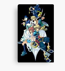 Kingdom Hearts Mickey Sora Donald Canvas Print