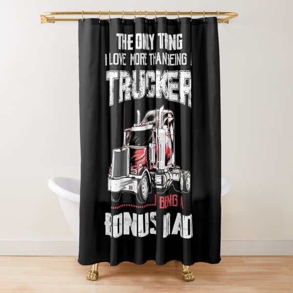 Item preview, The Only Thing I Love More Than Being A Trucker Is Being a Bonus Dad Gifts Truck Driver Grandpa Father's Day designed and sold by lucydao123.