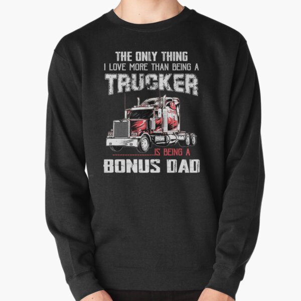 Item preview, The Only Thing I Love More Than Being A Trucker Is Being a Bonus Dad Gifts Truck Driver Grandpa Father's Day designed and sold by lucydao123.