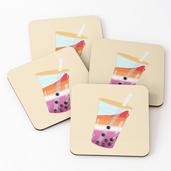 Item preview, Lesbian Bubble Tea  designed and sold by KazsStickerShop.