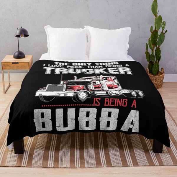 Item preview, The Only Thing I Love More Than Being A Trucker Is Being a Bubba Gifts Truck Driver Grandpa Father's Day designed and sold by lucydao123.