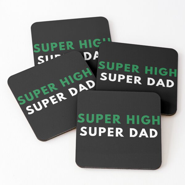 Item preview, SUPER HIGH SUPER DAD. Father's Day Gift designed and sold by AlfaEcho.