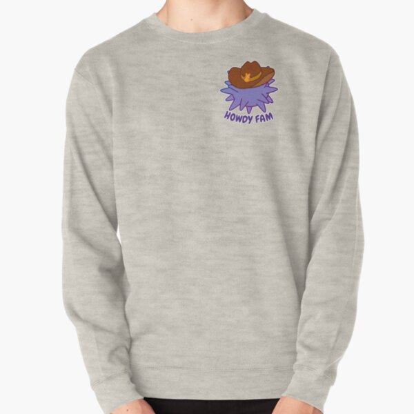 Sea Urchin in a Cowboy Hat Pullover Sweatshirt