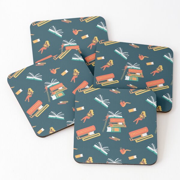 Item preview, Book Community Illustration Pattern  designed and sold by RedRubi.