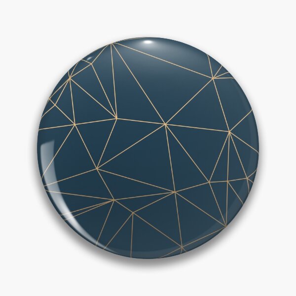 Item preview, Benjamin Moore Gold  Hidden Sapphire Geometric Pattern With White Shimmer designed and sold by Vic Torys ☆.
