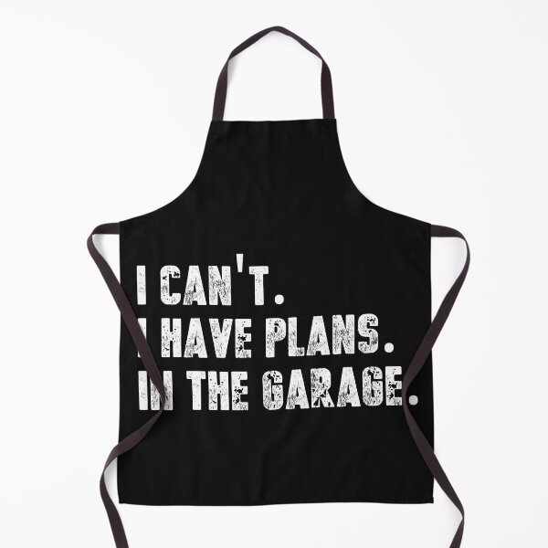 Item preview, Vintage I can't I have plans in the garage Bold Typography  designed and sold by garniturex.
