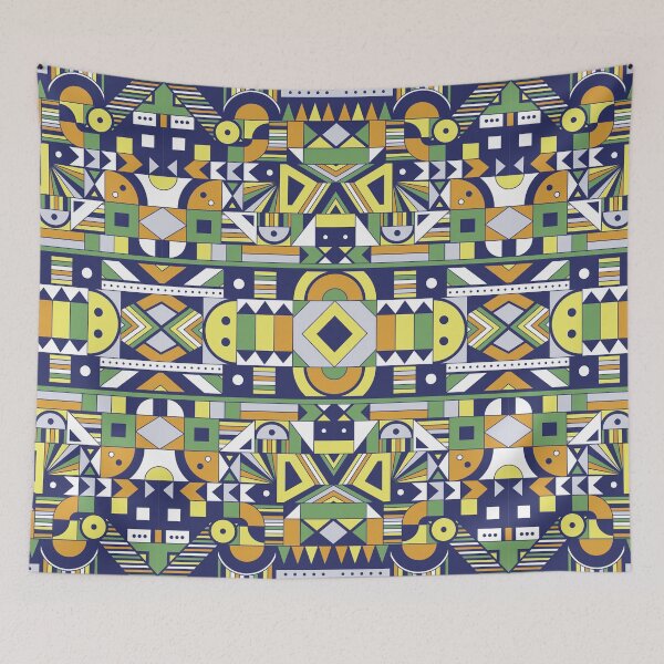Item preview, Colorful ethnic pattern designed and sold by kallyfactory.