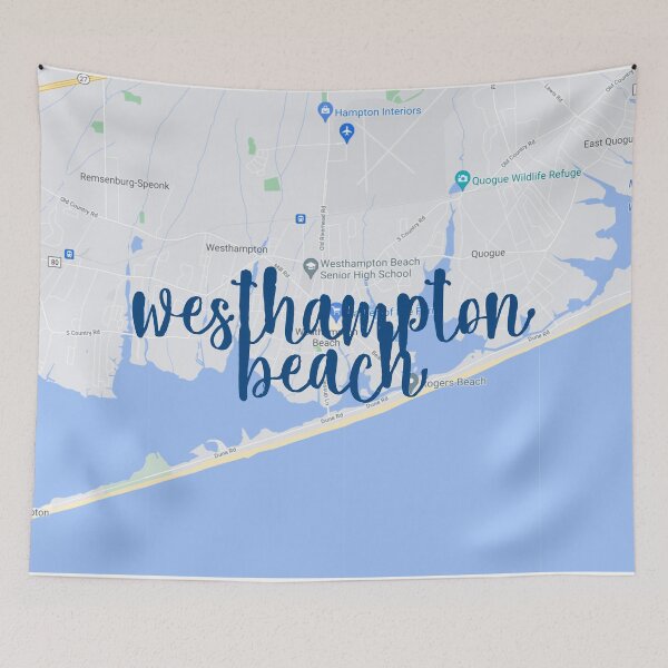 Item preview, Westhampton Beach Map designed and sold by Hungry Hungry  Buffalo.
