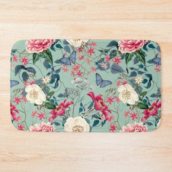 Item preview, Vintage Floral Garden on Green designed and sold by meggydesigns.