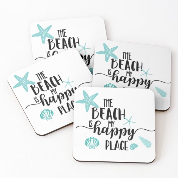 Item preview, the beach is my happy place designed and sold by hamdellah.