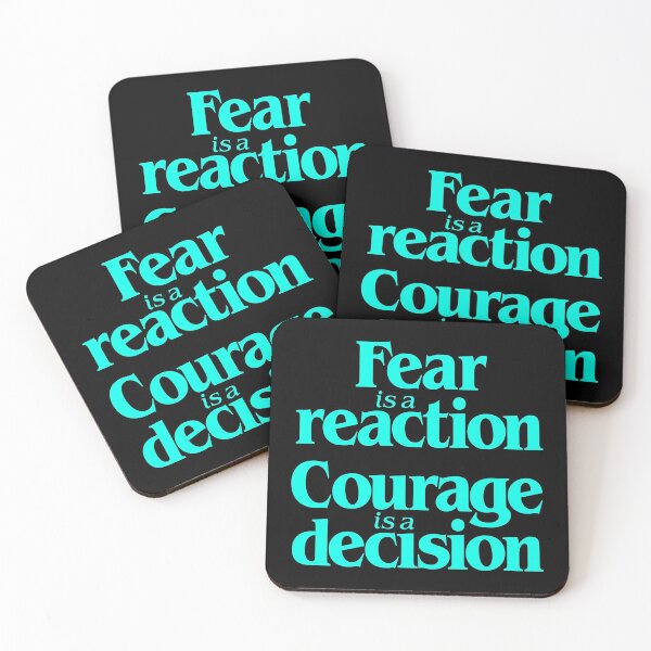 Item preview, Fear is a reaction. Courage is a decision. v.1 designed and sold by x1brett.