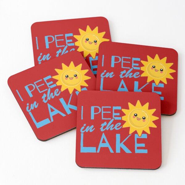 Item preview, I Pee in the Lake Summer Lake Cabin and Beach Humor designed and sold by Huhnerdieb Apparel.