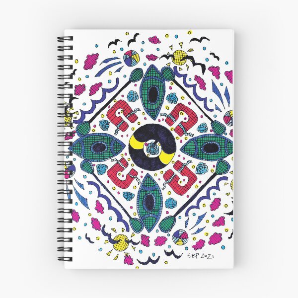 Item preview, Mandala Divertida De Verano designed and sold by SethBondPerry.