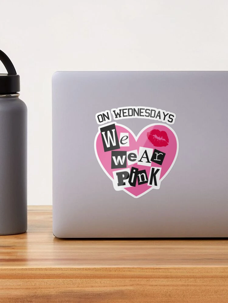 Mean Girls Wednesdays We Wear Pink Burn Book Pajamas Set - Growkoc