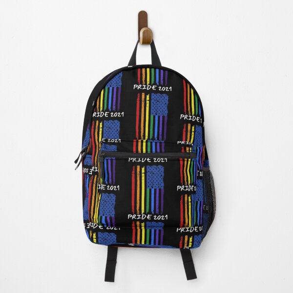Item preview, Pride 2021 Rainbow US Flag Vintage Effect designed and sold by Labradoodlesetc.