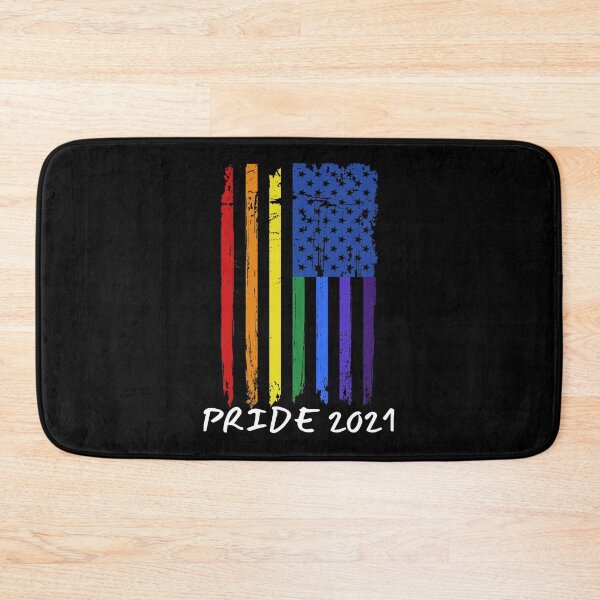 Item preview, Pride 2021 Rainbow US Flag Vintage Effect designed and sold by Labradoodlesetc.