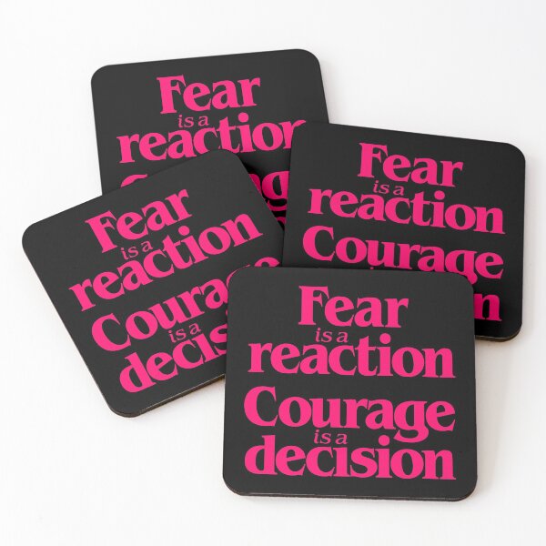 Item preview, Fear is a reaction. Courage is a decision. v.3 designed and sold by x1brett.