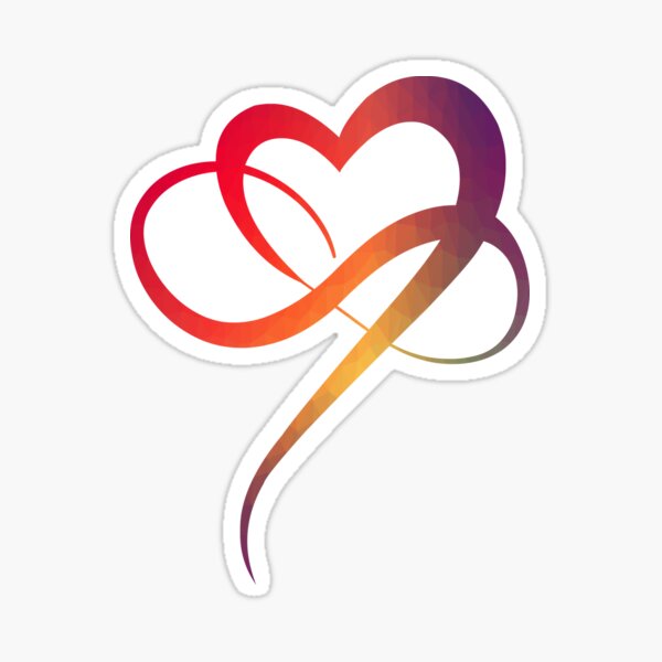 INFINITY HEART Sticker
