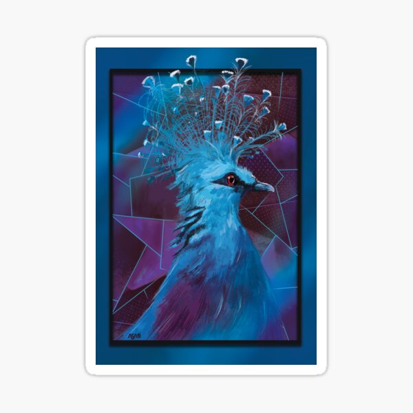 Oiseau Bleu Sticker