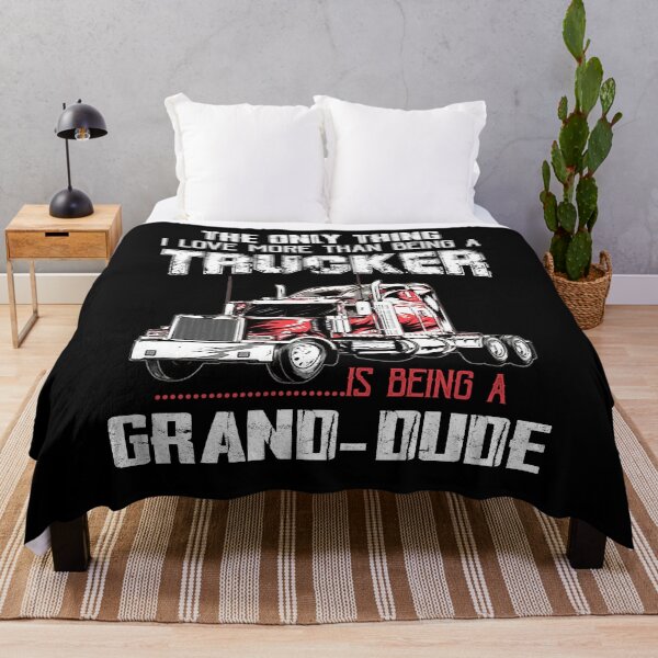 Item preview, The Only Thing I Love More Than Being A Trucker Is Being a Grand-Dude Gifts Truck Driver Grandpa Father's Day designed and sold by lucydao123.