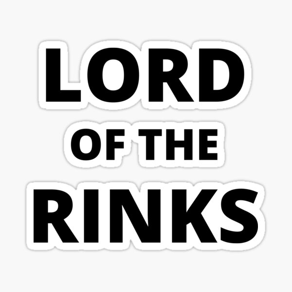 Item preview, Lord of the Rinks Figure Skater Pun designed and sold by blueclan.