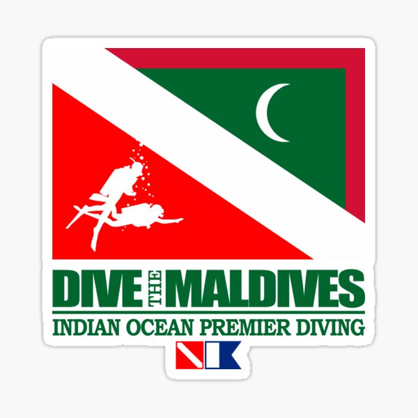 Item preview, Dive the Maldives (DF) designed and sold by curranmorgan.