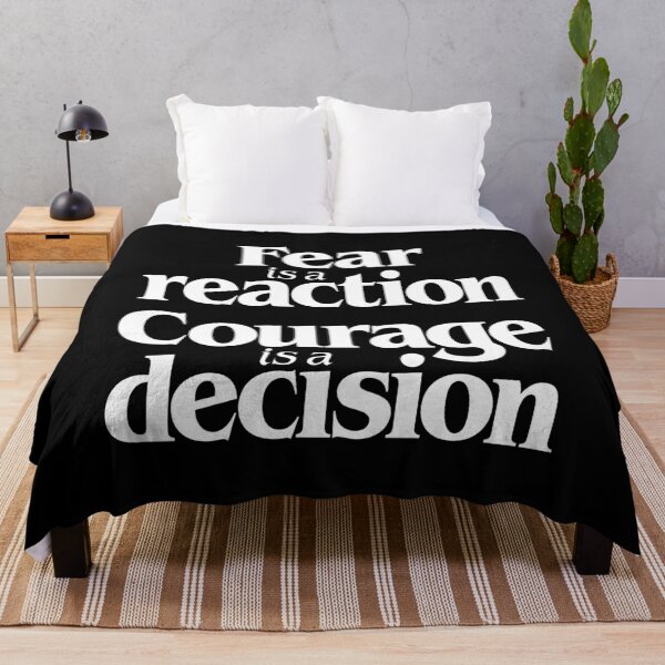 Item preview, Fear is a reaction. Courage is a decision. v.8 designed and sold by x1brett.