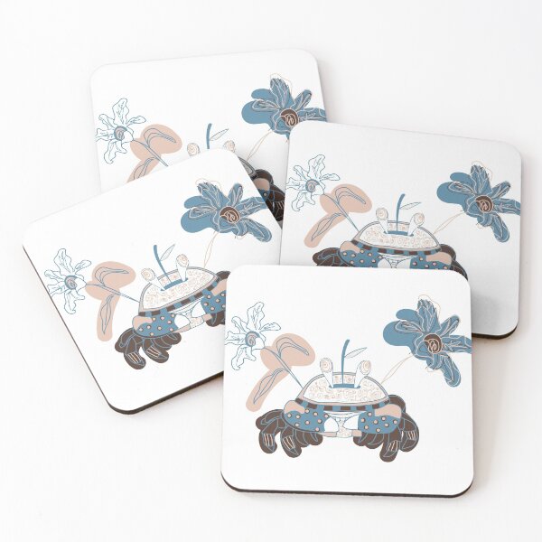 Item preview, Botanical crab designed and sold by ArtinaStudio.