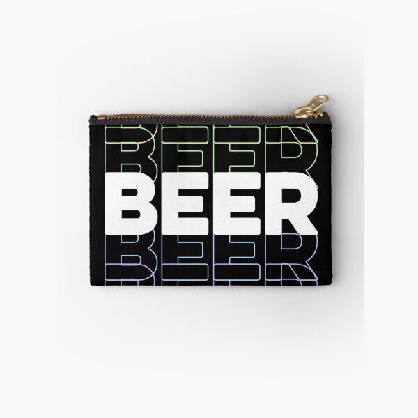Item preview, Beer, Repeating Rainbow Colorful Text designed and sold by The Princess Saves Herself.