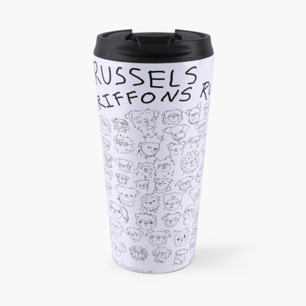 Lavender- Brussels Griffons Rule Travel Mug