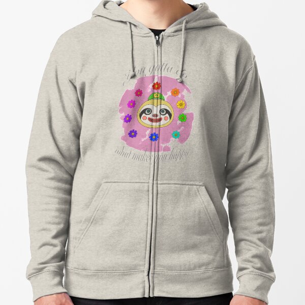 Leif - Do What Makes You Happy Zipped Hoodie