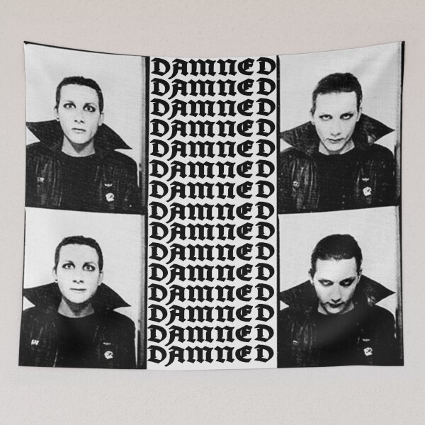 Item preview, THE DAMNED-Dave Vanian designed and sold by BritpopOutfit.